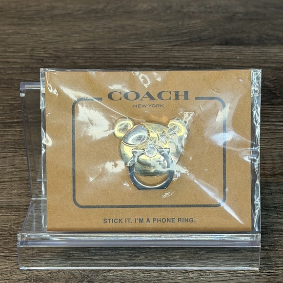 Coach Gold Bear Phone Accessory - Picture 5 of 6